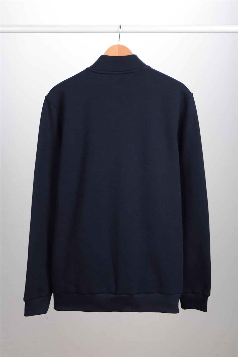 ADAM BOXES Dik Yaka Fermuarlı Sweatshirt N-Karianda - Lacivert
