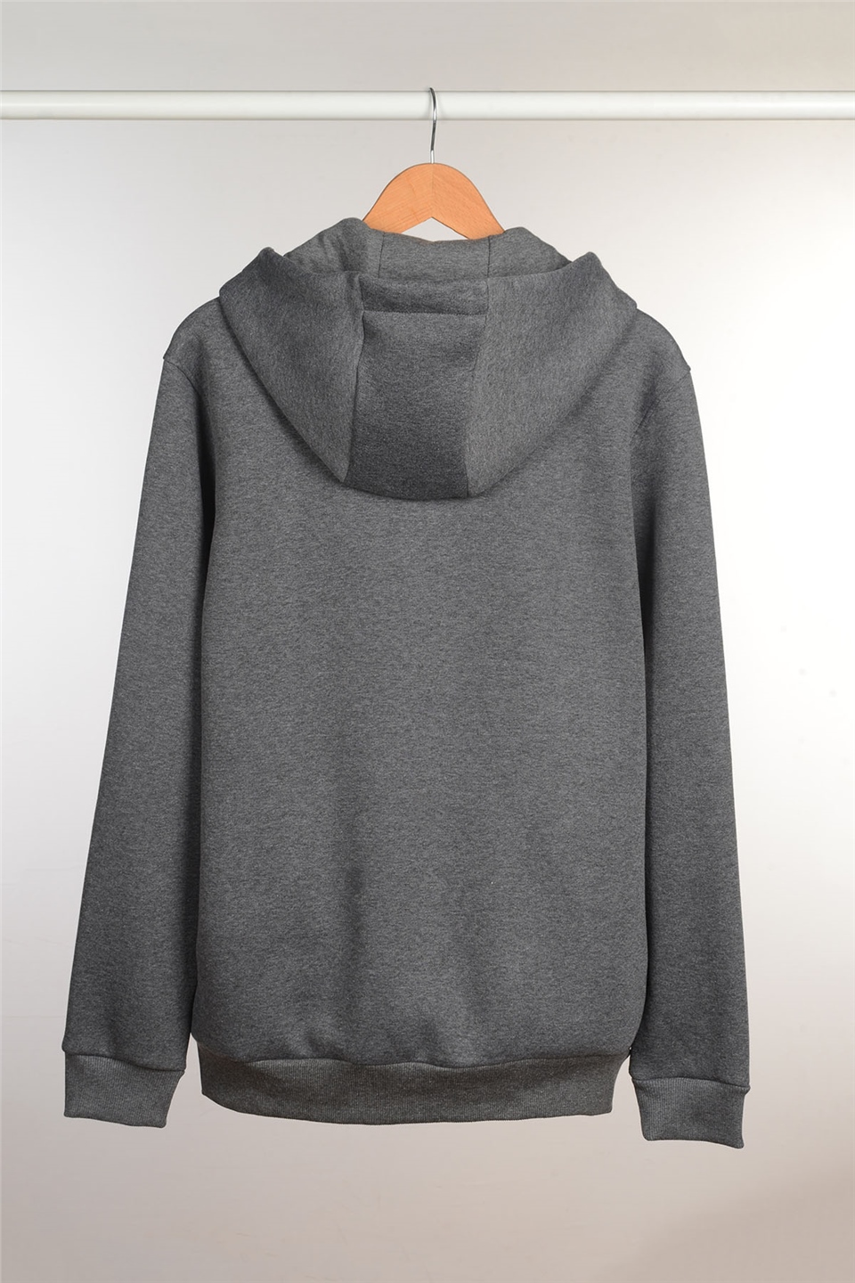 ADAM BOXES Fermuarlı Kapüşonlu Sweatshirt N-Halicarna - Antrasit