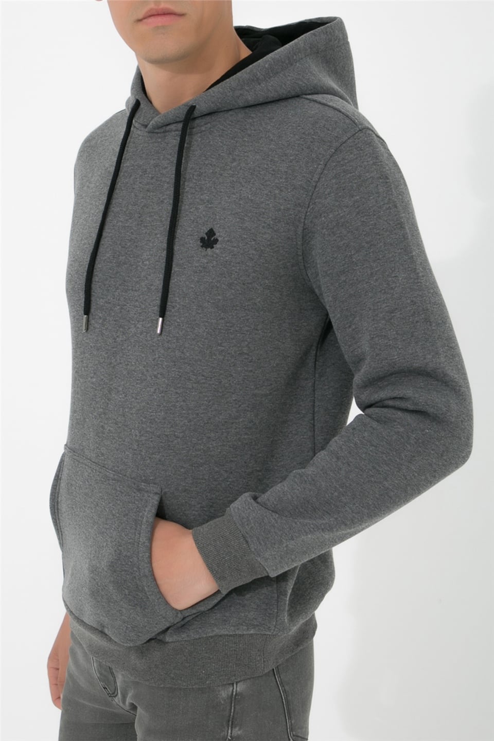 ADAM BOXES Kapüşonlu Sweatshirt N-Siangela - Antrasit