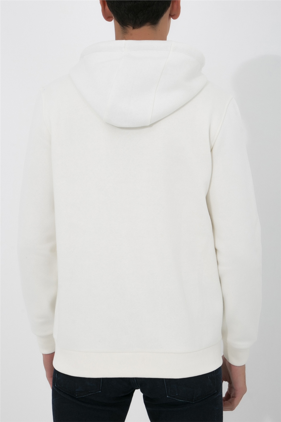 ADAM BOXES Kapüşonlu Sweatshirt N-Siangela - Ekru
