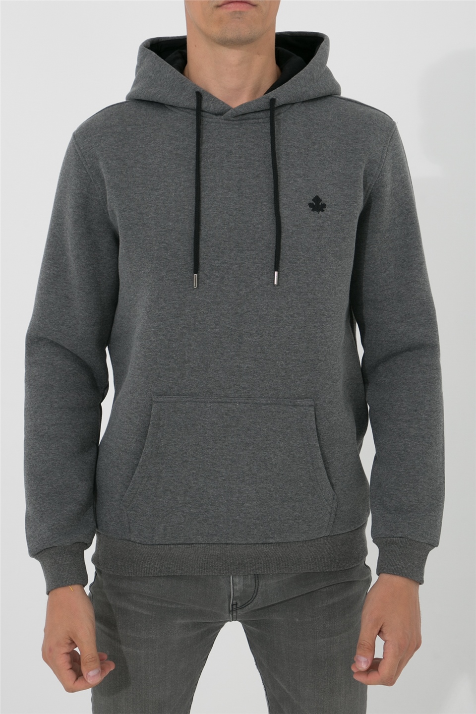 ADAM BOXES Kapüşonlu Sweatshirt N-Siangela - Antrasit