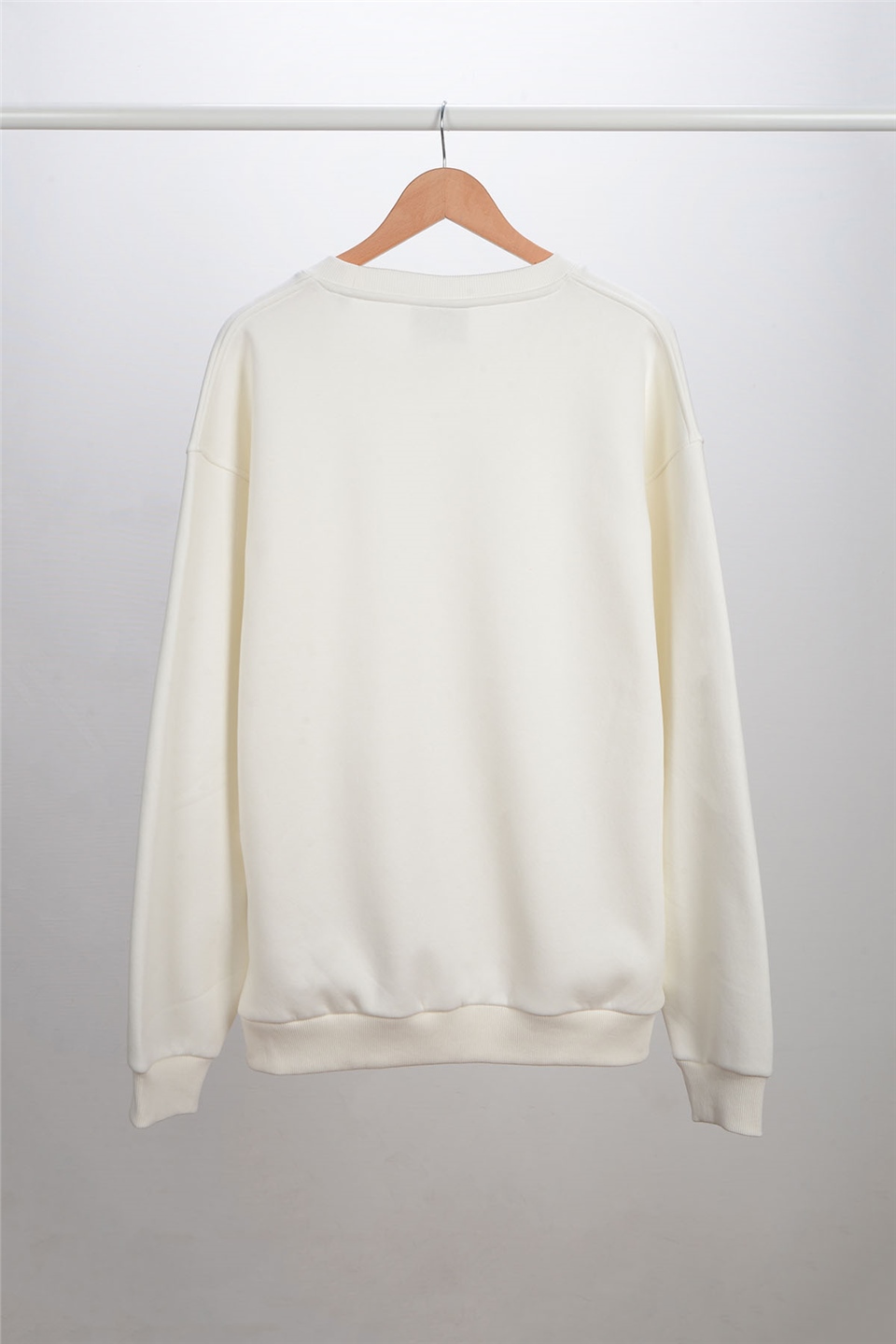 ADAM BOXES Oversize O-Yaka Sweatshirt N-Alinda - Ekru