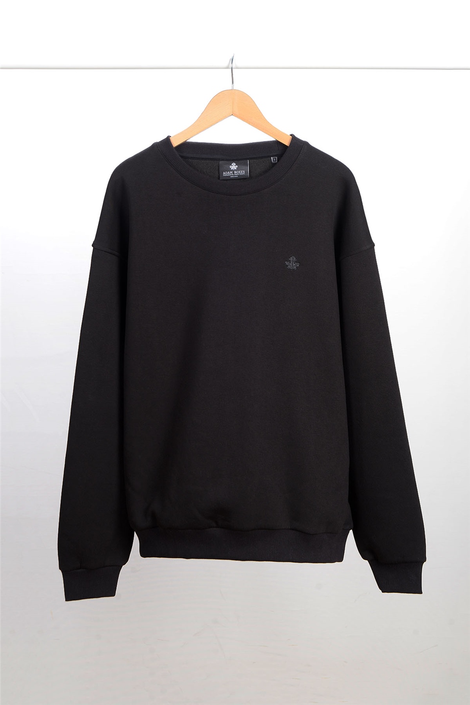 ADAM BOXES Oversize O-Yaka Sweatshirt N-Alinda - Siyah