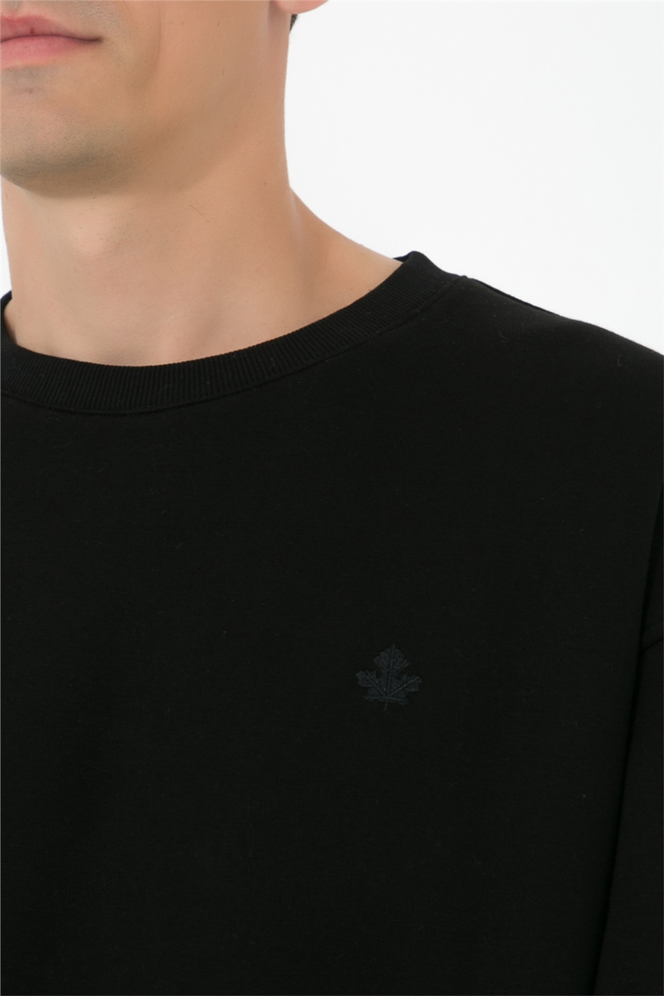 ADAM BOXES Oversize O-Yaka Sweatshirt N-Alinda - Siyah