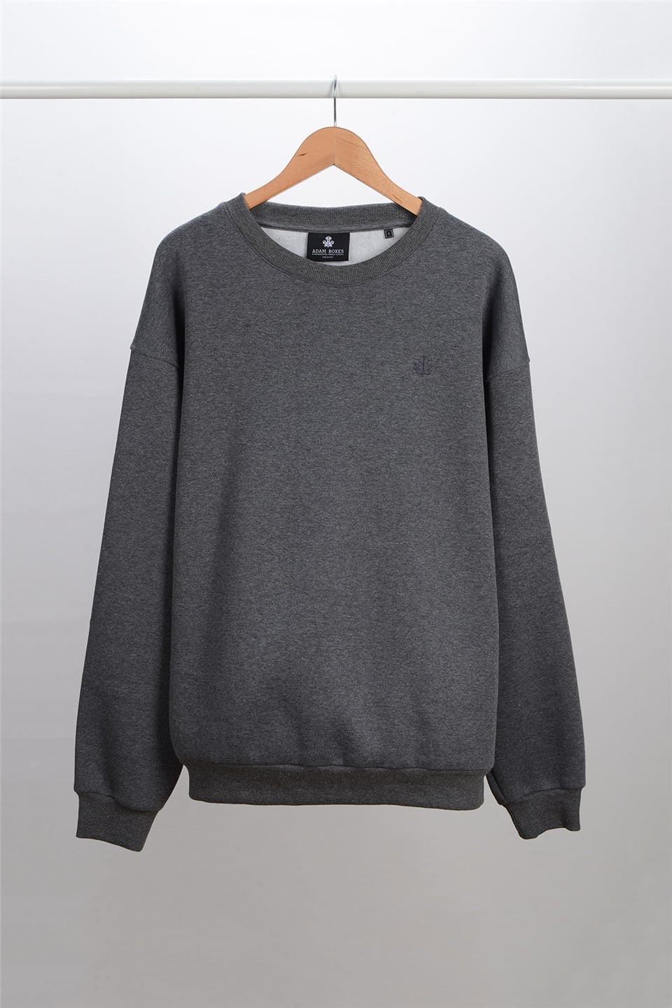 ADAM BOXES Oversize O-Yaka Sweatshirt N-Alinda - Antrasit