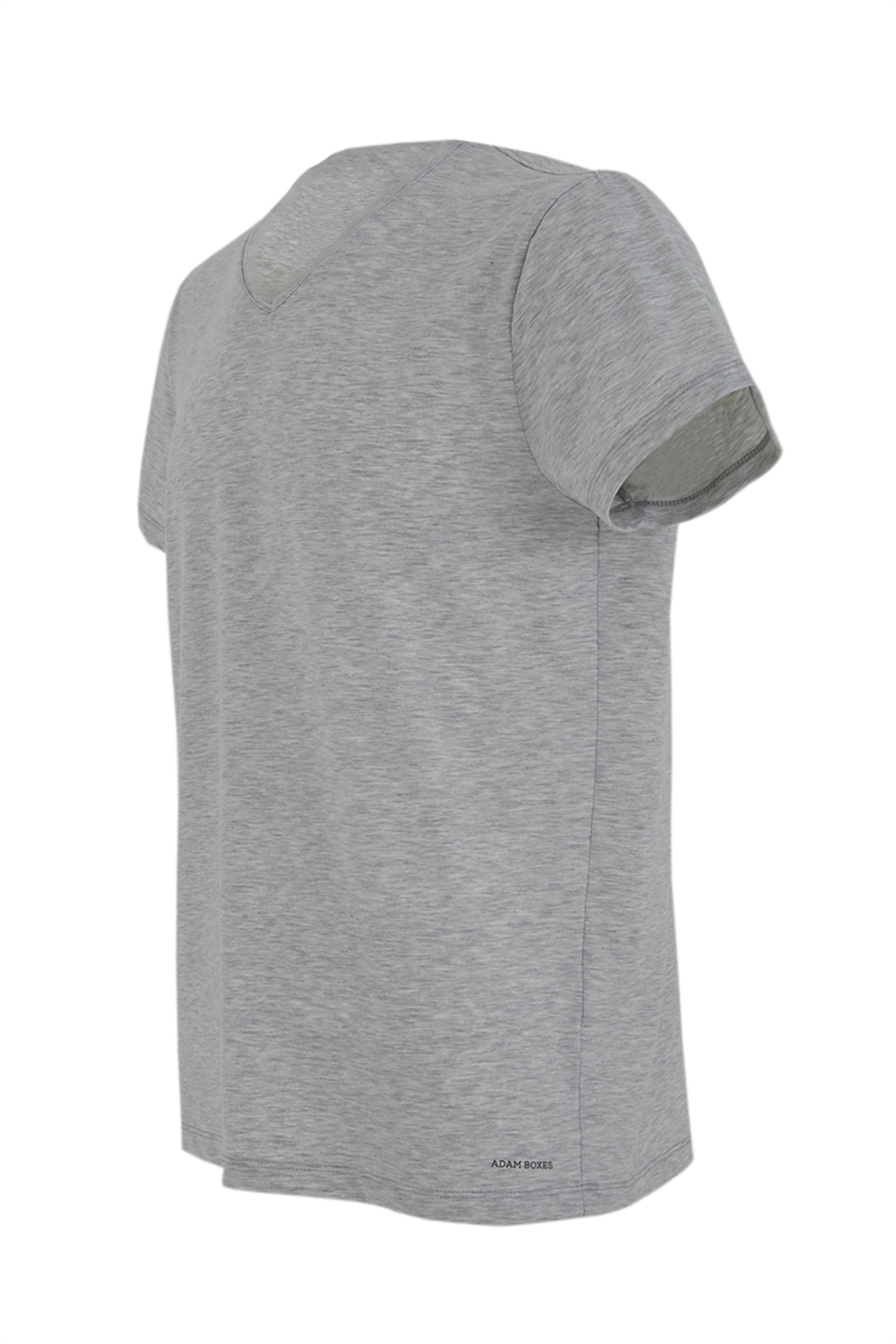 ADAM BOXES V Yaka T-shirt N-Simplo - Açık Gri