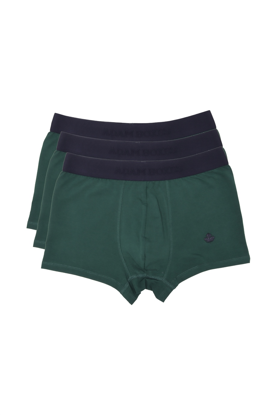 ADAM BOXES Boxer Trunk Neo-Gracia 
3lü Paket - Koyu Yeşil