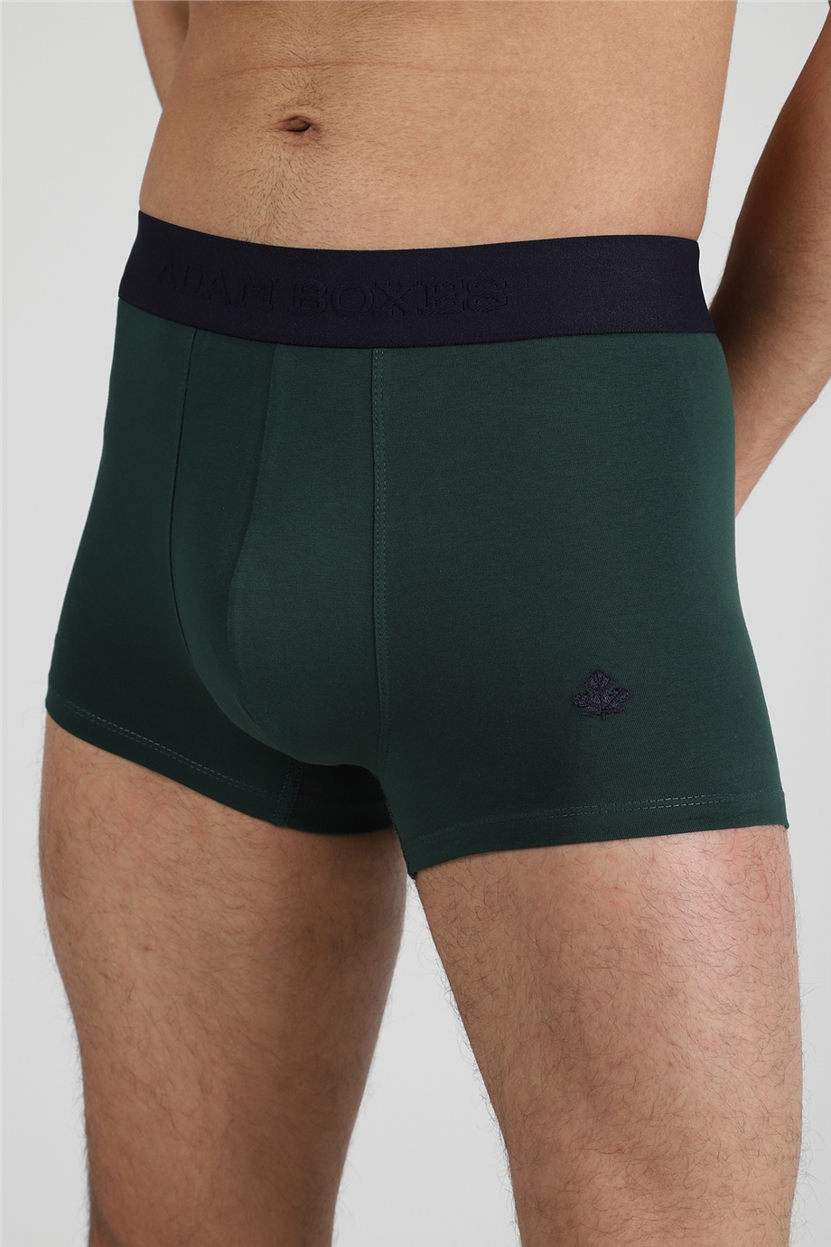 ADAM BOXES Boxer Trunk Neo-Gracia 
3lü Paket - Koyu Yeşil