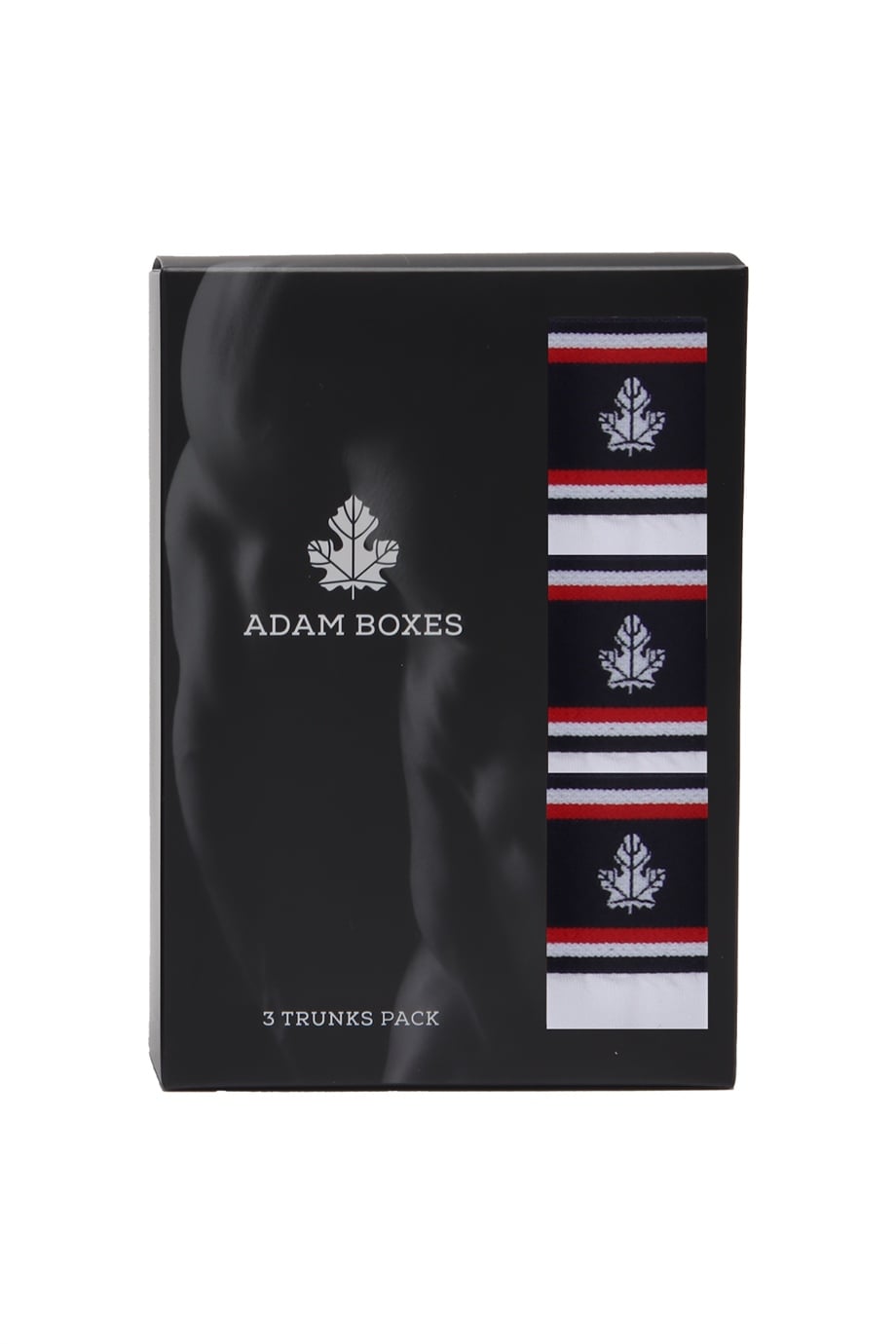 ADAM BOXES Boxer Trunk Neo-Maritime 
3lü Paket - Beyaz