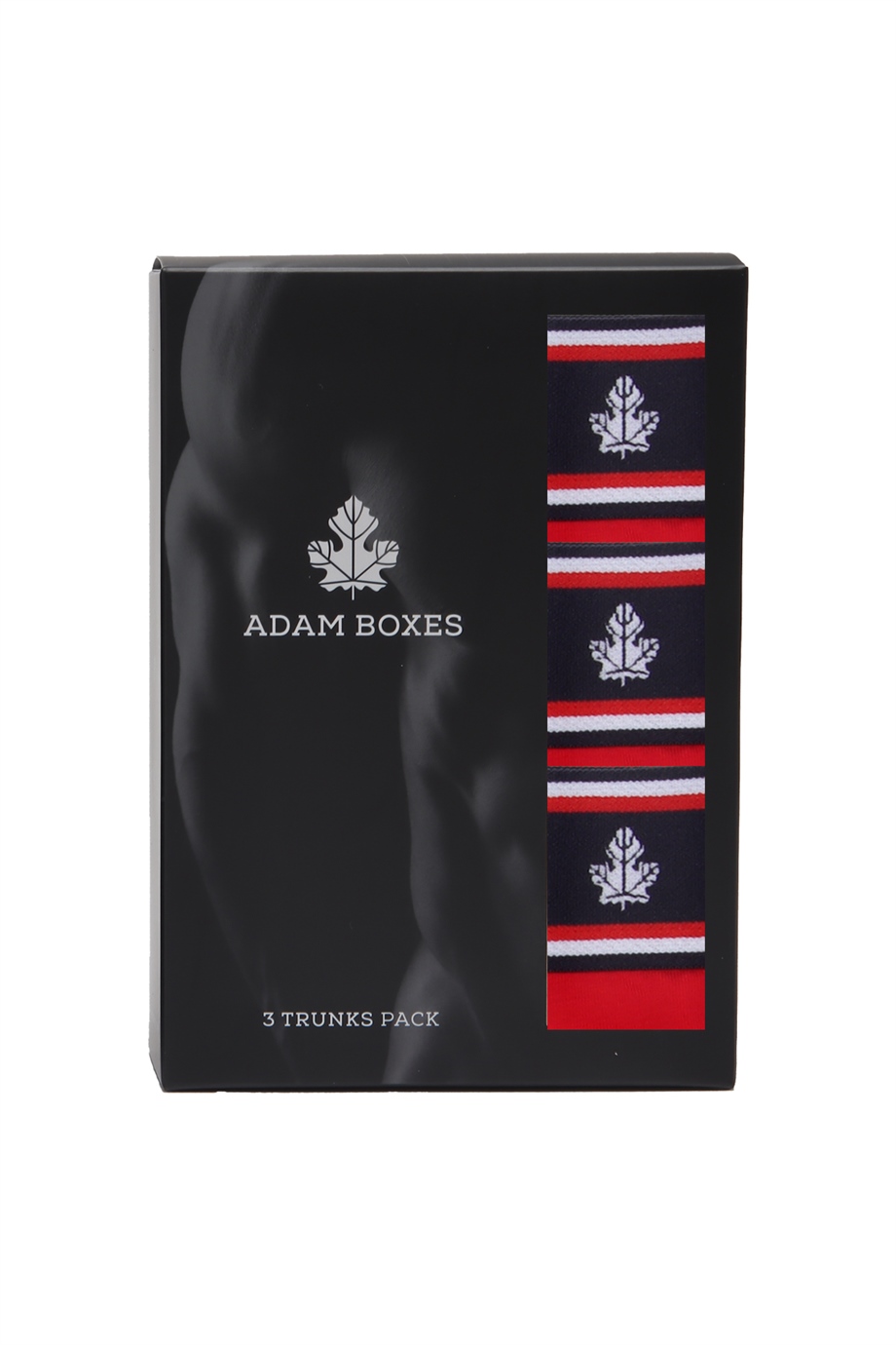 ADAM BOXES Boxer Trunk Neo-Maritime 
3lü Paket - Kırmızı
