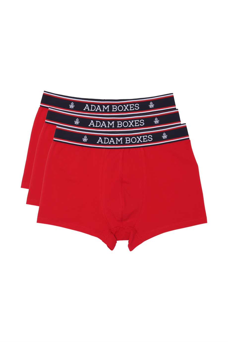 ADAM BOXES Boxer Trunk Neo-Maritime 
3lü Paket - Kırmızı