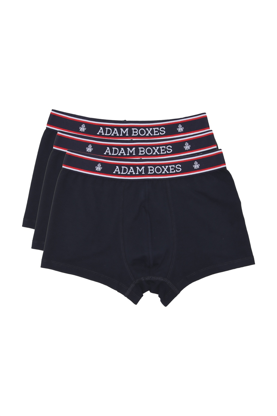 ADAM BOXES Boxer Trunk Neo-Maritime 
3lü Paket - Lacivert