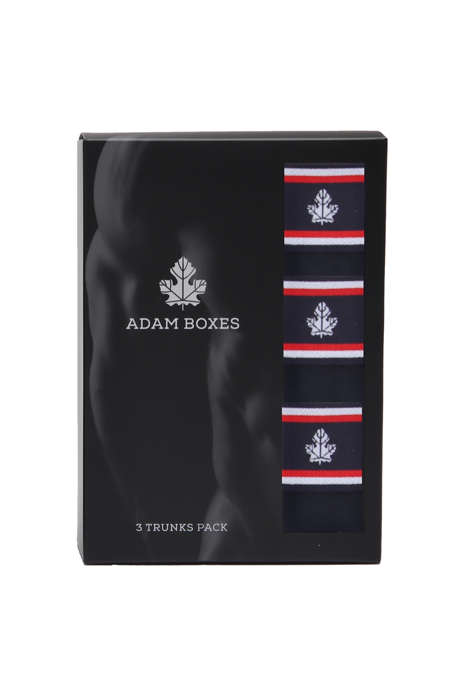 ADAM BOXES Boxer Trunk Neo-Maritime 
3lü Paket - Lacivert