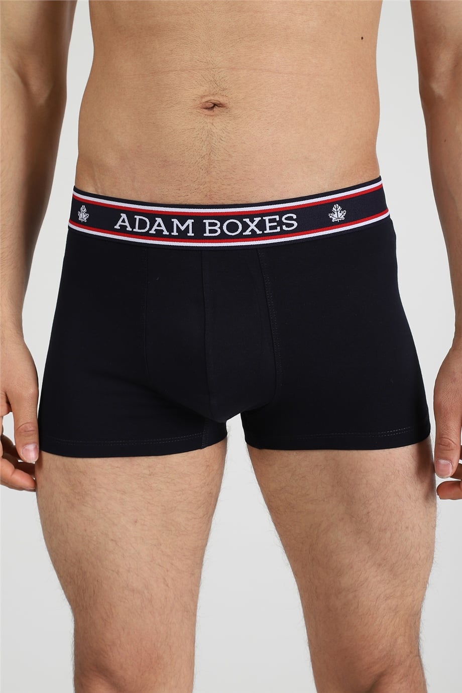 ADAM BOXES Boxer Trunk Neo-Maritime 
3lü Paket - Lacivert, Beyaz, Kırmızı