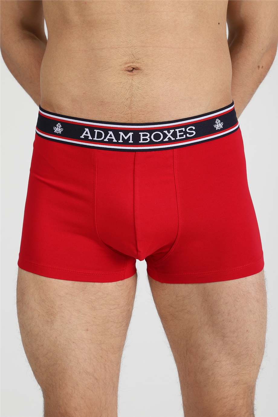 ADAM BOXES Boxer Trunk Neo-Maritime 
3lü Paket - Lacivert, Beyaz, Kırmızı
