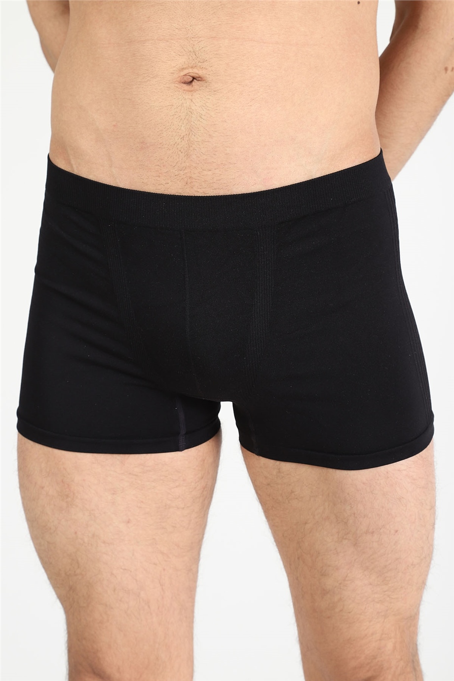 ADAM BOXES Boxer Trunk Neo-Sincosido 
3lü Paket - Siyah (Dikişsiz/Seamless)