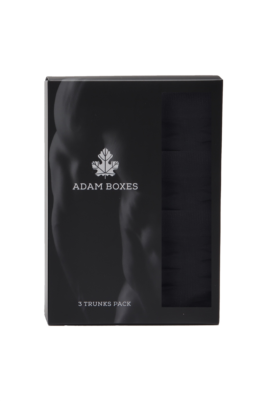 ADAM BOXES Boxer Trunk Neo-Sincosido 
3lü Paket - Siyah (Dikişsiz/Seamless)