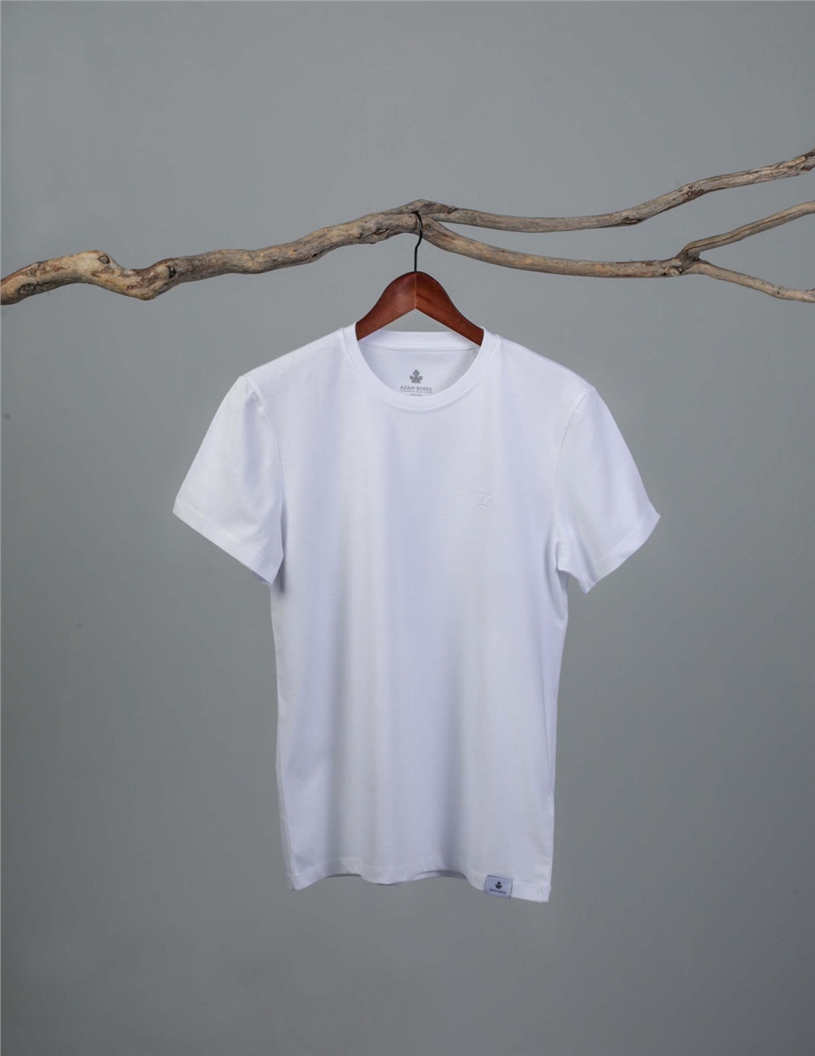 ADAM BOXES O Yaka T-shirt Neo-Premier - Beyaz