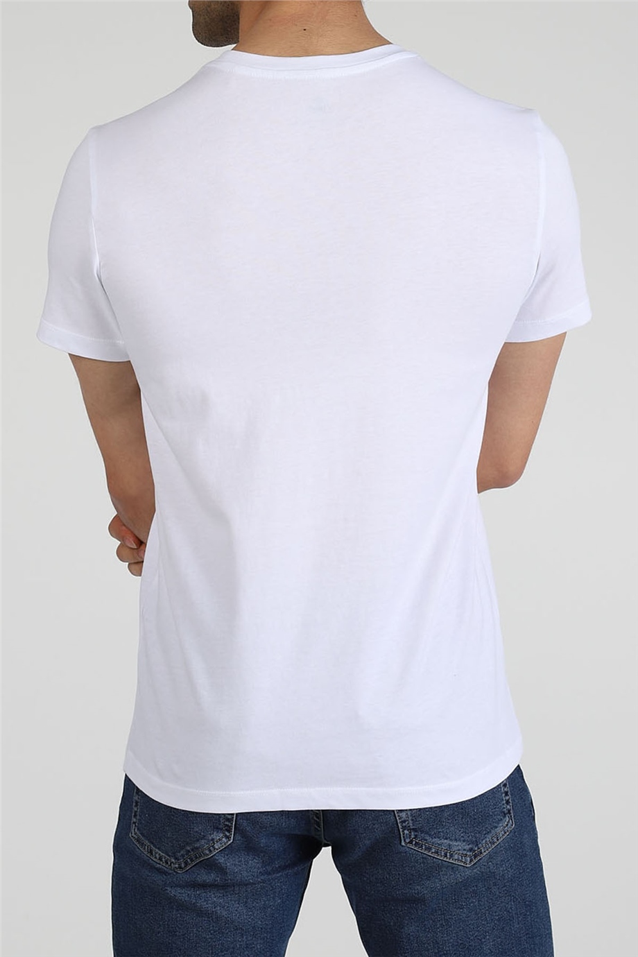 ADAM BOXES O Yaka T-shirt Neo-Premier - Beyaz