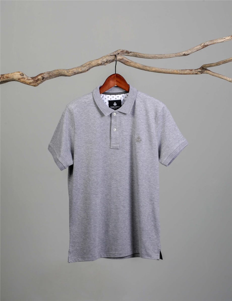 ADAM BOXES Polo Yaka T-shirt Neo-Tune - Gri