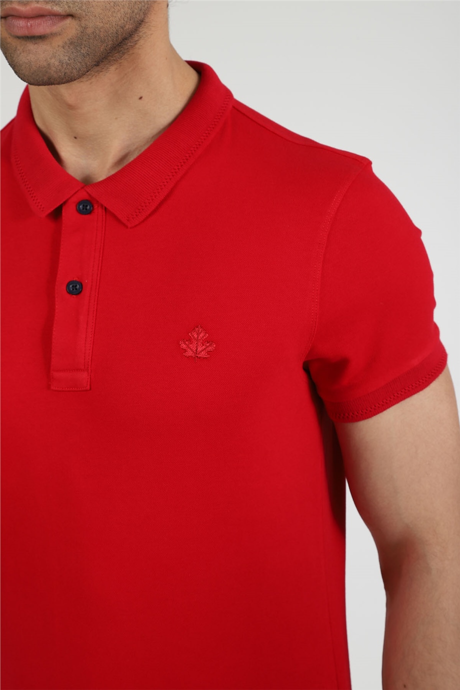ADAM BOXES Polo Yaka T-shirt Neo-Tune - Kırmızı