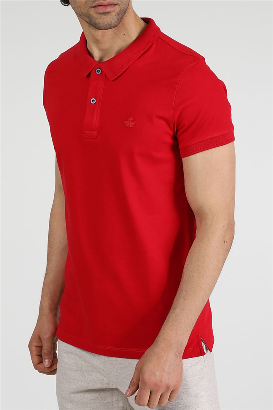 ADAM BOXES Polo Yaka T-shirt Neo-Tune - Kırmızı