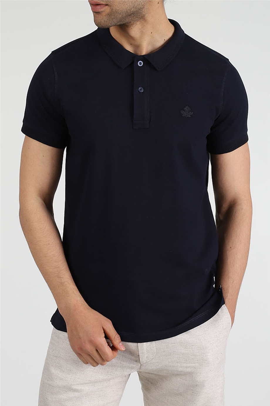 ADAM BOXES Polo Yaka T-shirt Neo-Tune - Lacivert