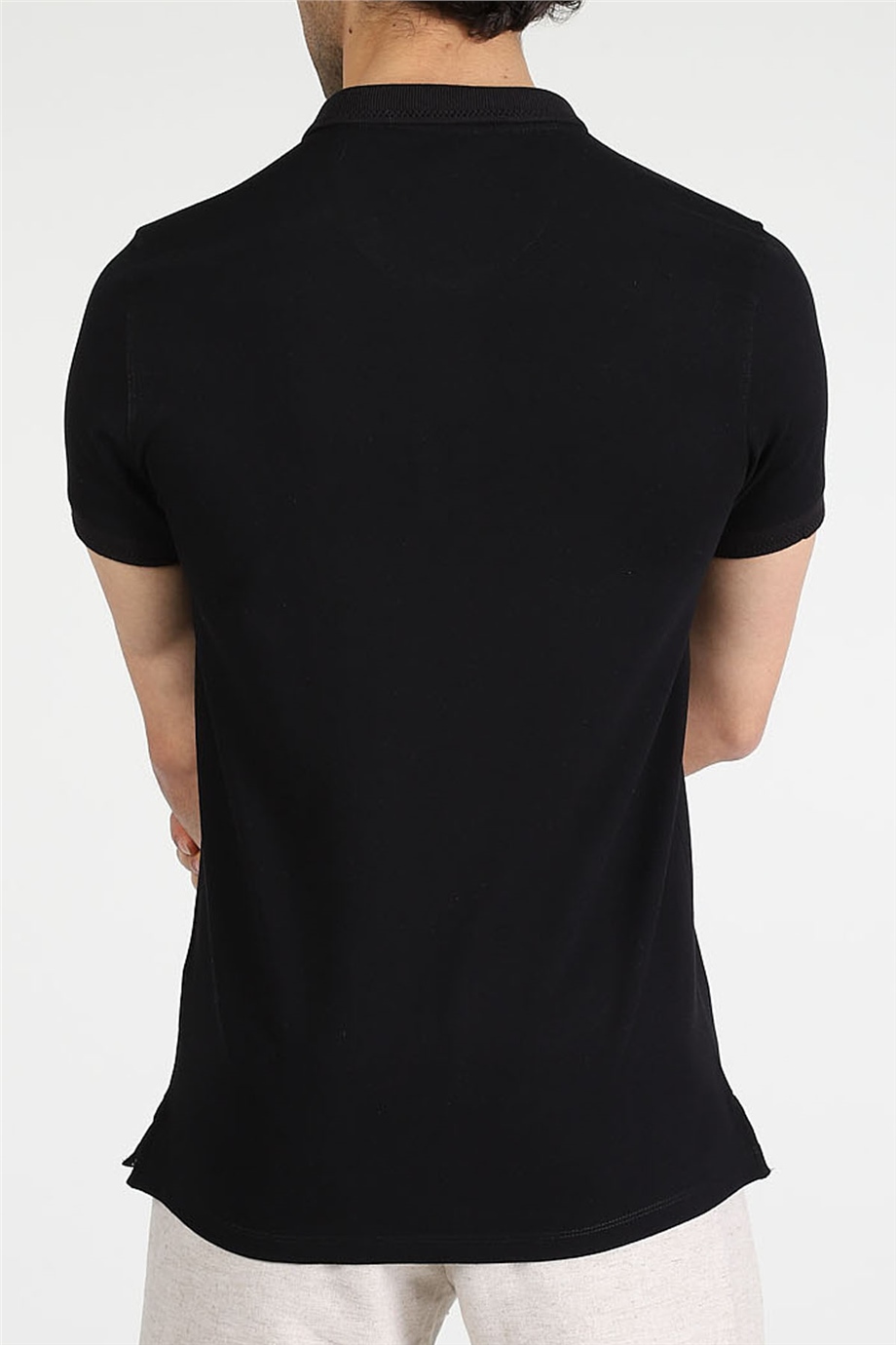 ADAM BOXES Polo Yaka T-shirt Neo-Tune -Siyah