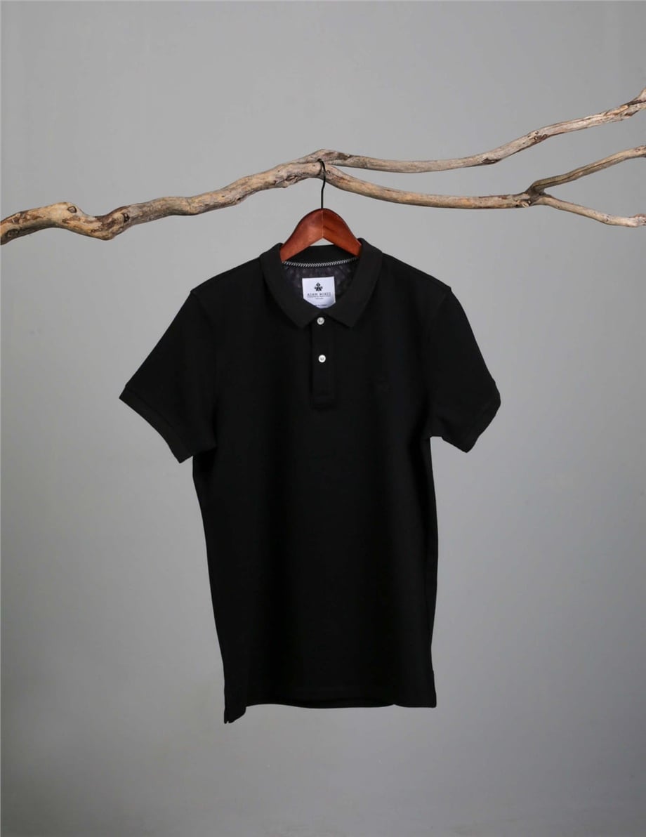 ADAM BOXES Polo Yaka T-shirt Neo-Tune -Siyah