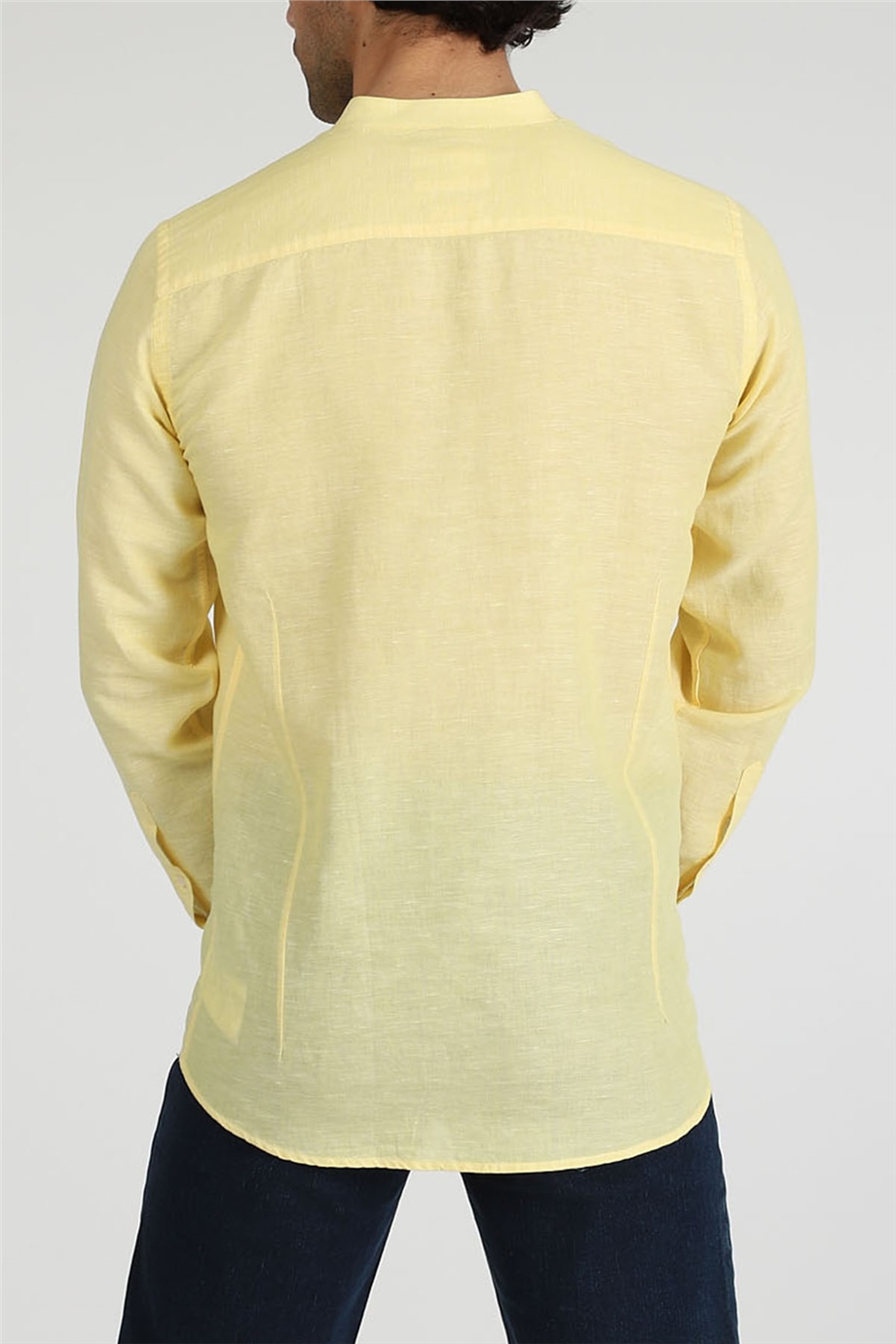 ADAM BOXES Slim Fit Gömlek Neo-Tranquil - Açık Sarı