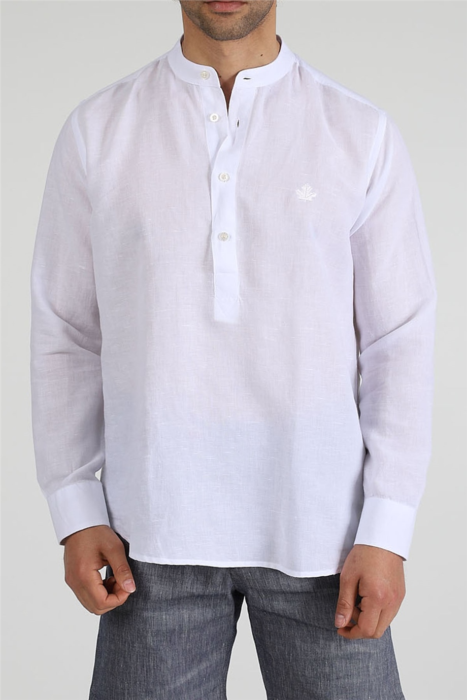 ADAM BOXES Slim Fit Gömlek Neo-Tranquil - Beyaz