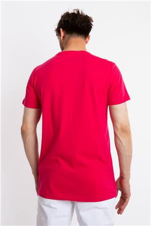 ADAM BOXES Baskılı O-Yaka T-shirt Anillo - Macenta