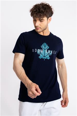 ADAM BOXES Baskılı O-Yaka T-shirt Anillo - Lacivert