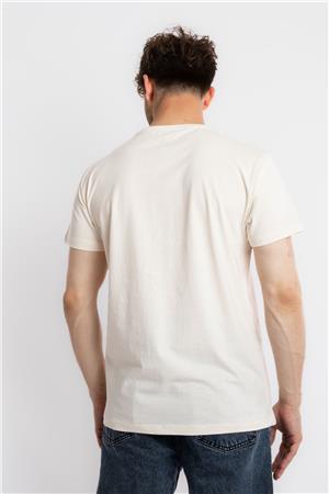 ADAM BOXES Baskılı O-Yaka T-shirt Libestatuas - Ham Pamuk