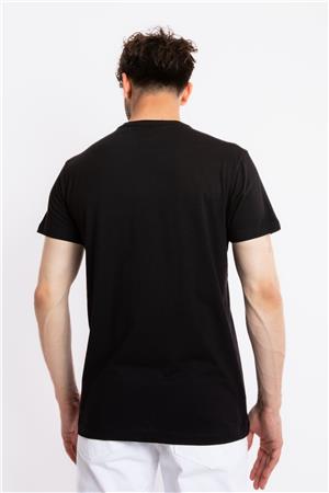 ADAM BOXES Baskılı O-Yaka T-shirt Libestatuas - Siyah