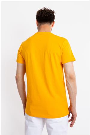 ADAM BOXES O-Yaka Cepli T-shirt Bolsillo - Koyu Sarı