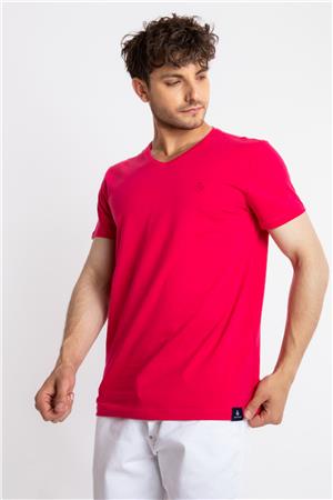 ADAM BOXES V-Yaka T-shirt Veralpes - Macenta