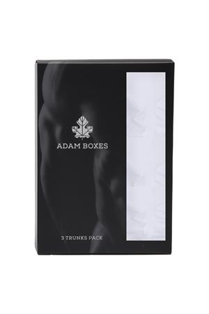 ADAM BOXES Boxer Trunk Neo-Sincosido 3lü Paket - Beyaz (Dikişsiz/Seamless)