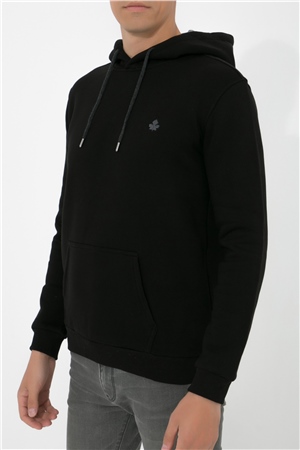 ADAM BOXES Kapüşonlu Sweatshirt N-Siangela - Siyah