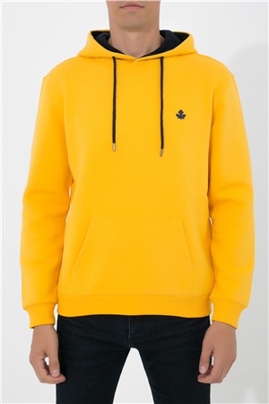 ADAM BOXES Kapüşonlu Sweatshirt N-Siangela - Sarı