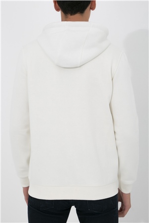 ADAM BOXES Kapüşonlu Sweatshirt N-Siangela - Ekru