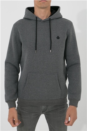 ADAM BOXES Kapüşonlu Sweatshirt N-Siangela - Antrasit