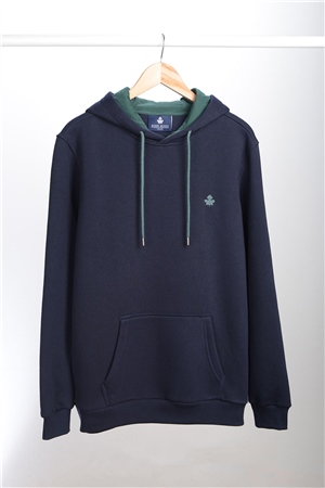 ADAM BOXES Kapüşonlu Sweatshirt N-Siangela - Lacivert