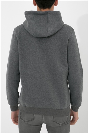 ADAM BOXES Kapüşonlu Sweatshirt N-Siangela - Antrasit