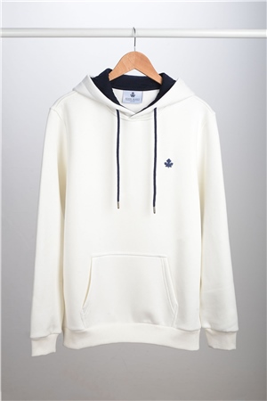 ADAM BOXES Kapüşonlu Sweatshirt N-Siangela - Ekru
