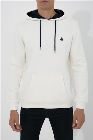 ADAM BOXES Kapüşonlu Sweatshirt N-Siangela - Ekru