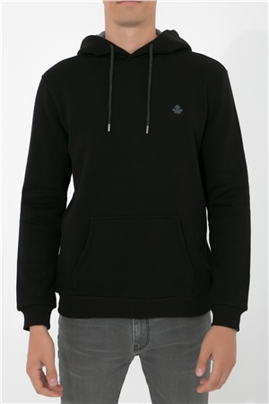 ADAM BOXES Kapüşonlu Sweatshirt N-Siangela - Siyah