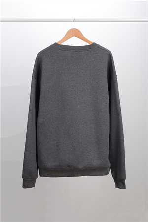 ADAM BOXES Oversize O-Yaka Sweatshirt N-Alinda - Antrasit