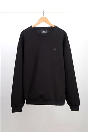 ADAM BOXES Oversize O-Yaka Sweatshirt N-Alinda - Siyah