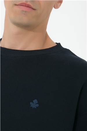 ADAM BOXES Oversize O-Yaka Sweatshirt N-Alinda - Lacivert